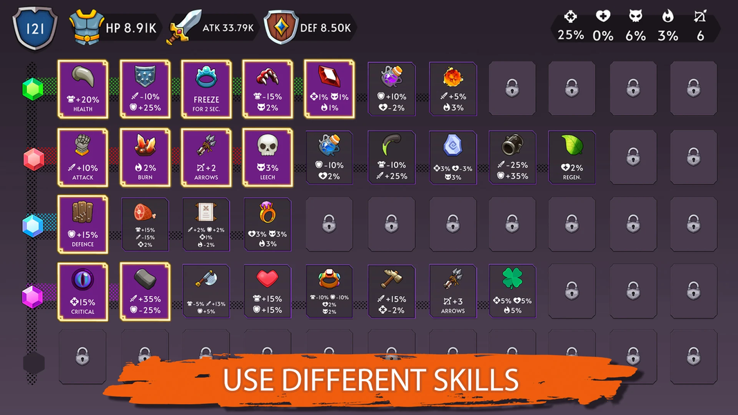 Knight Hero Adventure idle RPG - Gameplay image of android game