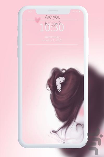 تصویر زمینه دخترانه - Image screenshot of android app