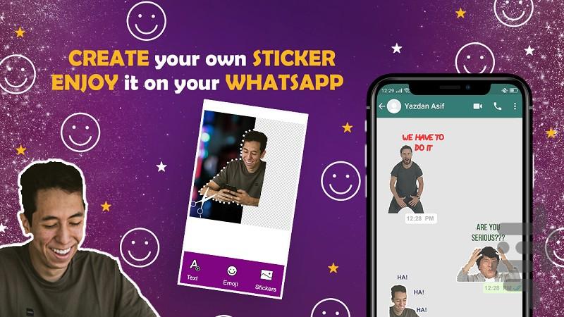 sticker make - عکس برنامه موبایلی اندروید