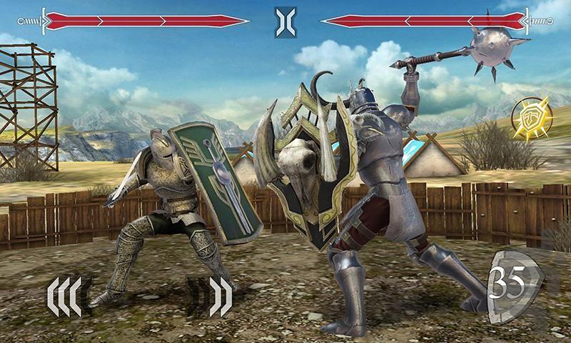 جنگ شوالیه - Gameplay image of android game