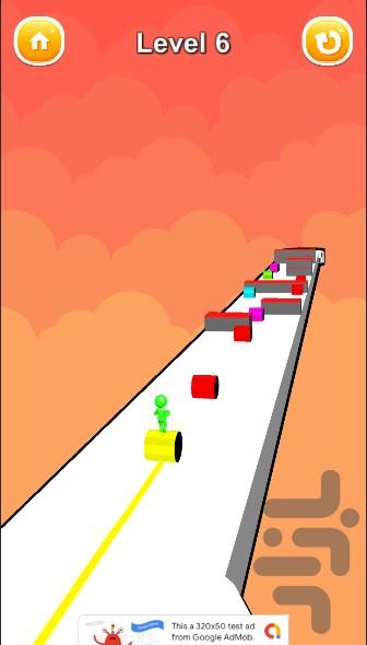 Stack runner - Gameplay image of android game
