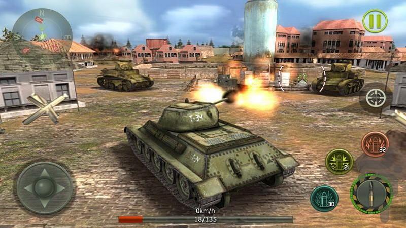 جنگ زرهی - Gameplay image of android game