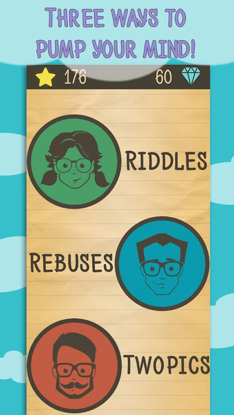 Riddles, Rebuses and Two Pics - عکس برنامه موبایلی اندروید