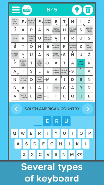 Crossword: Arrowword puzzles - Image screenshot of android app