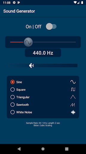 Sound Generator - عکس برنامه موبایلی اندروید