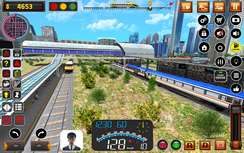 City Train Driver Simulator - Image screenshot of android app