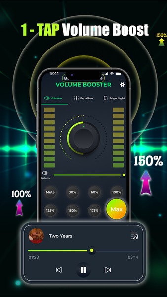 Volume Booster - Music & Sound - عکس برنامه موبایلی اندروید