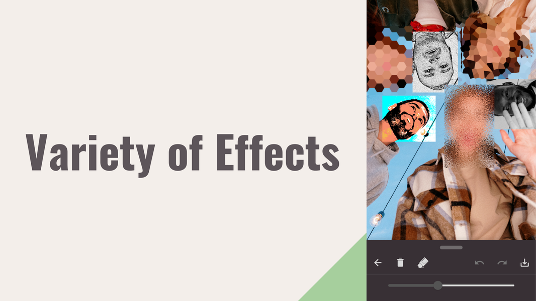 Mosaic & Blur - Photo Editor - عکس برنامه موبایلی اندروید