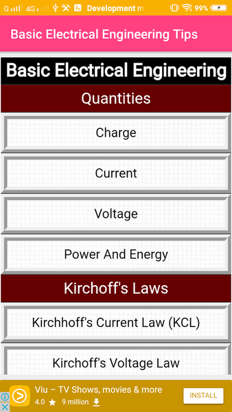 دانلود برنامه Basics Electrical Engineering اندروید | بازار
