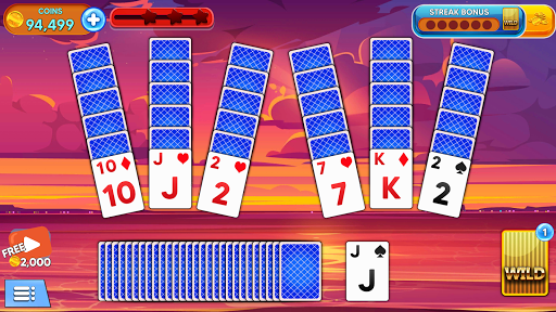 Solitaire Tripeaks - Endless S - Gameplay image of android game