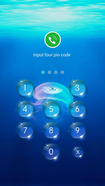 AppLock Theme - Jellyfish - Image screenshot of android app