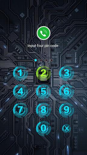 Applock Live Theme - Circuit - Image screenshot of android app