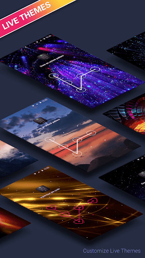 Applock Live Theme - Crystal Flower - Image screenshot of android app