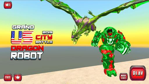Grand Robot Transform Dragon Warrior - Image screenshot of android app