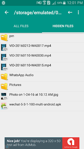 Hide Images,Videos And Files - Image screenshot of android app