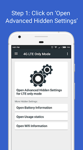 4G LTE Only Mode - عکس برنامه موبایلی اندروید