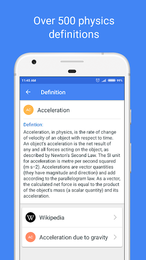 Physics Pro - Notes & Formulas - Image screenshot of android app