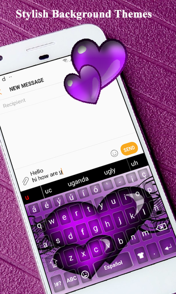 Spanish keyboard ۲۰۲۴ - عکس برنامه موبایلی اندروید