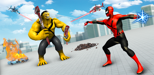 Spider Rope Hero Man Fighting - Gameplay image of android game