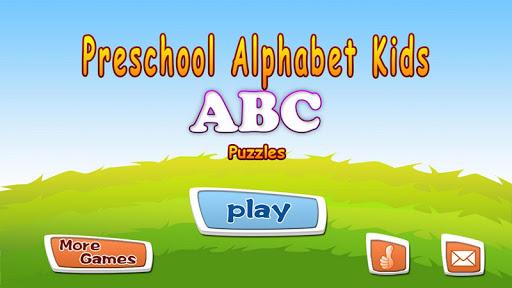 Alphabet jigsaw puzzle game - Gameplay image of android game