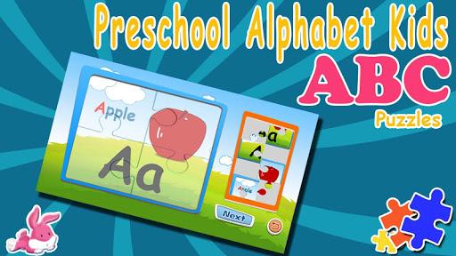 Alphabet jigsaw puzzle game - Gameplay image of android game