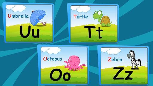 Alphabet jigsaw puzzle game - Gameplay image of android game