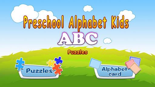 Alphabet jigsaw puzzle game - Gameplay image of android game