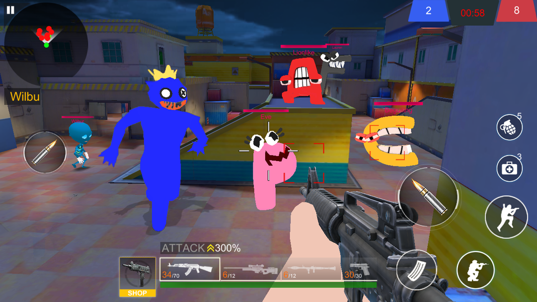 Alphabet Critical Gun Strike - Image screenshot of android app