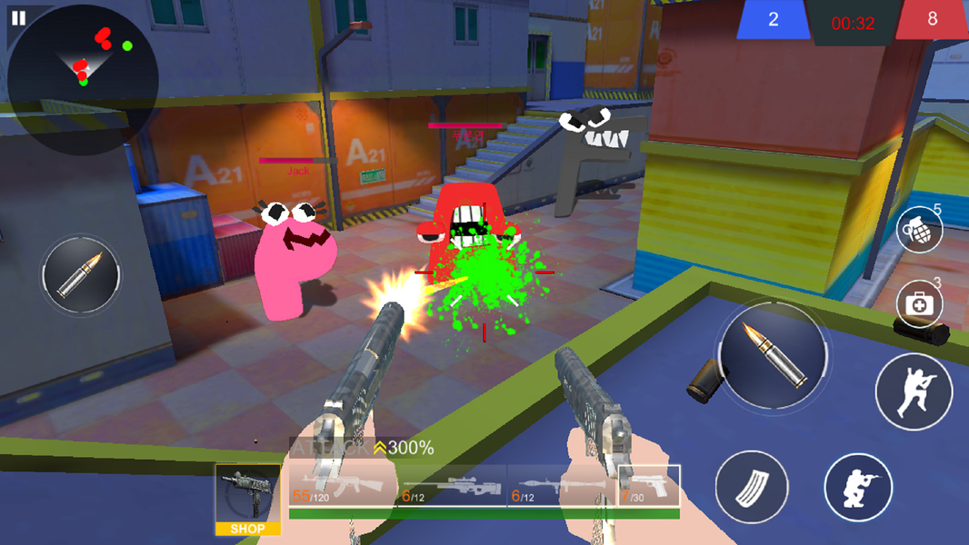 Alphabet Critical Gun Strike - Image screenshot of android app