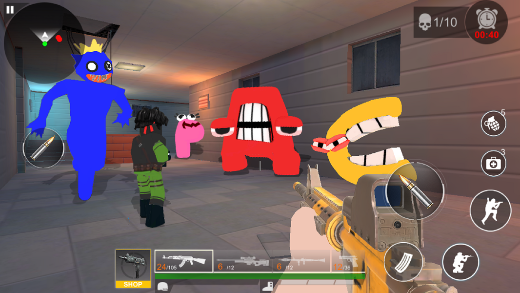 Alphabet Critical Gun Strike - Image screenshot of android app