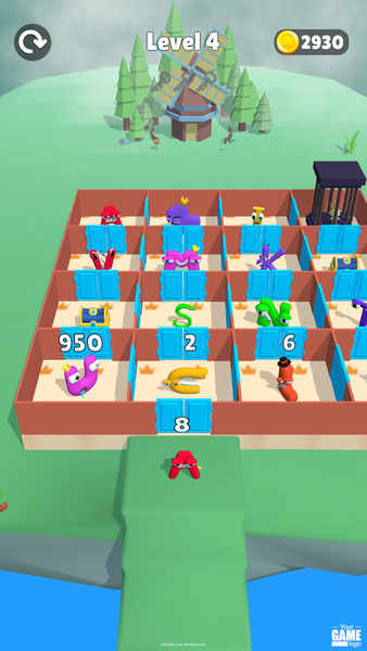 Alphabet Battle: Room Maze - Image screenshot of android app