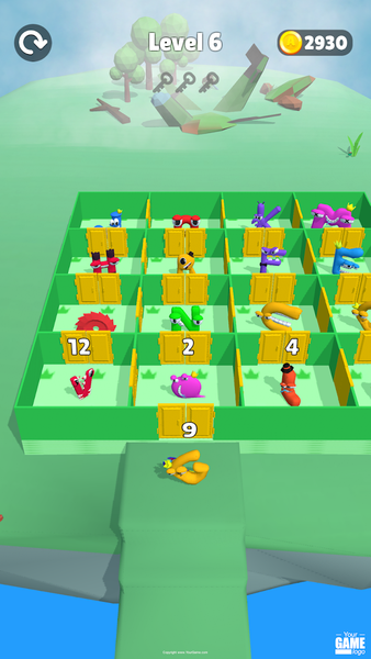 Alphabet Battle: Room Maze - عکس برنامه موبایلی اندروید
