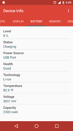 Device Info - Image screenshot of android app
