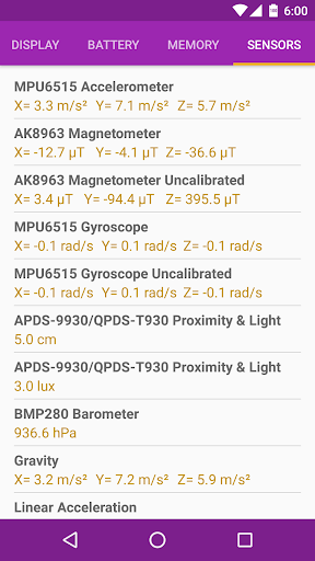 Device Info - Image screenshot of android app