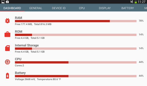 Device Info - Image screenshot of android app