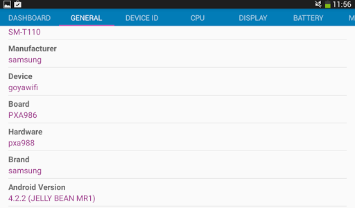 Device Info - Image screenshot of android app