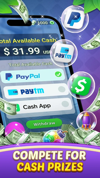 Bubble Shooter: Pop Cash Prize - عکس بازی موبایلی اندروید