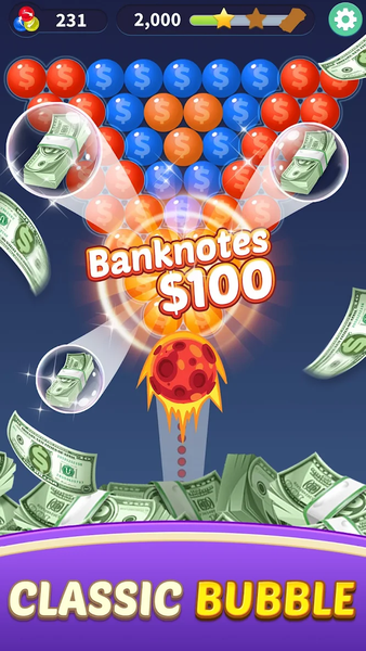 Bubble Shooter: Pop Cash Prize - عکس بازی موبایلی اندروید