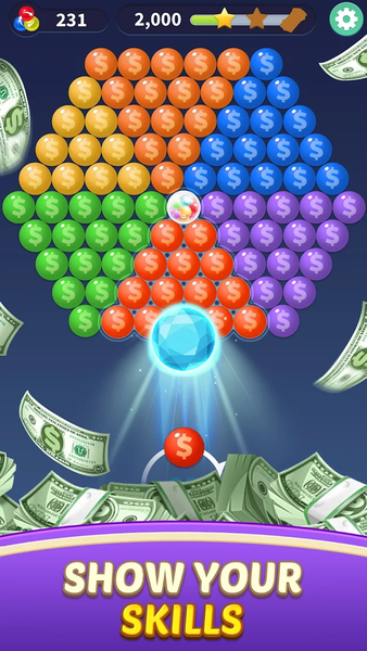 Bubble Shooter: Pop Cash Prize - عکس بازی موبایلی اندروید