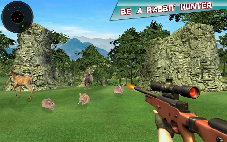 Rabbit Hunting Challenge - Gameplay image of android game