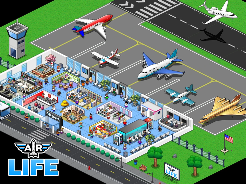 Air Life: Aviation Tycoon - عکس بازی موبایلی اندروید