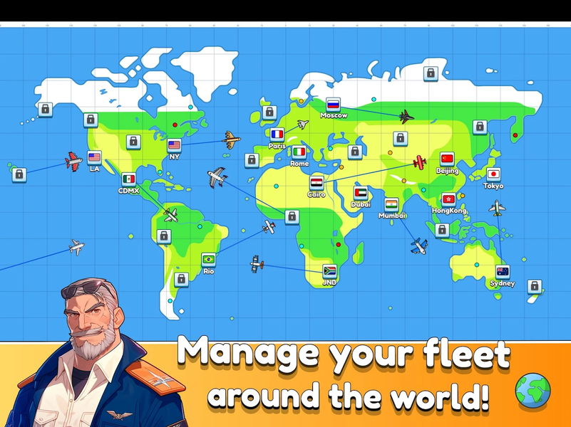 Air Life: Aviation Tycoon - عکس بازی موبایلی اندروید