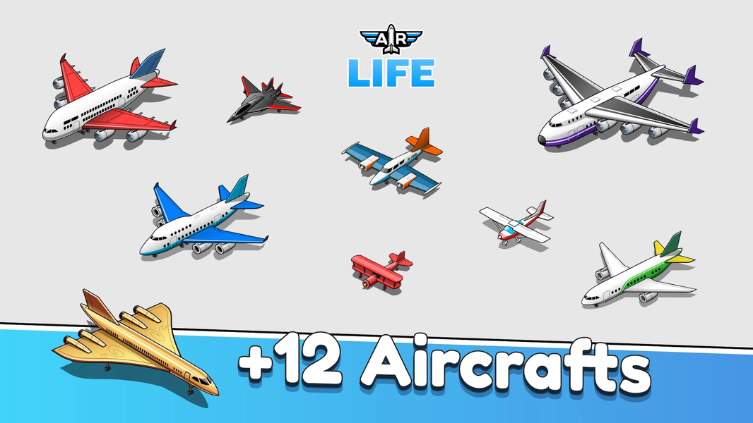 Air Life: Aviation Tycoon - عکس بازی موبایلی اندروید