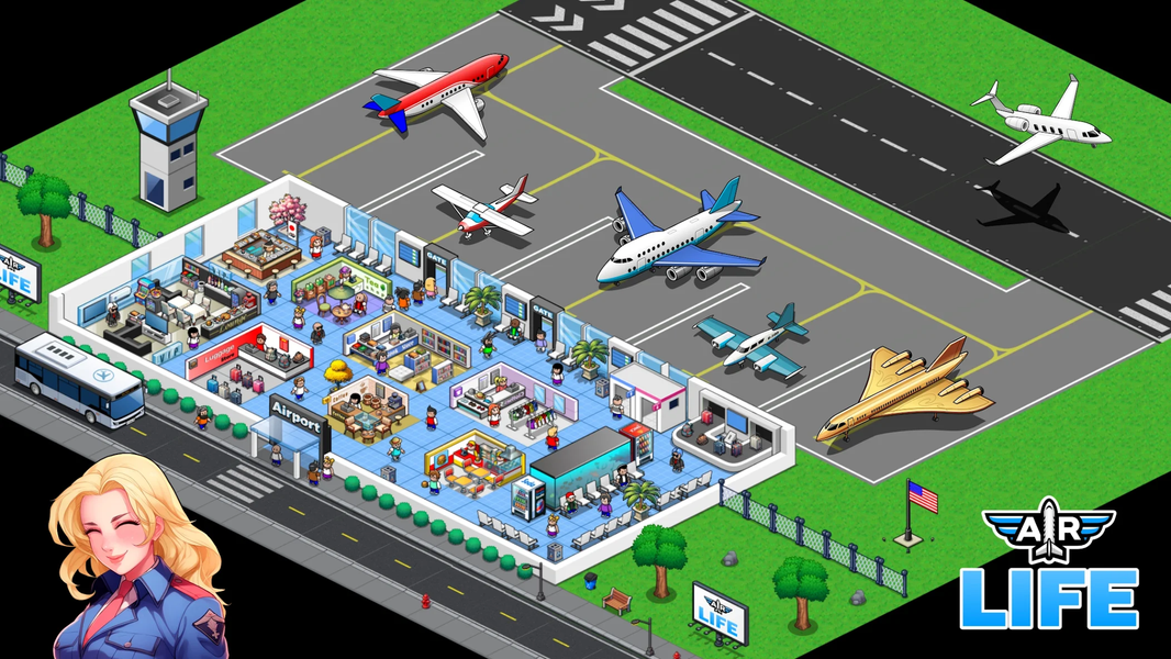 Air Life: Aviation Tycoon - عکس بازی موبایلی اندروید