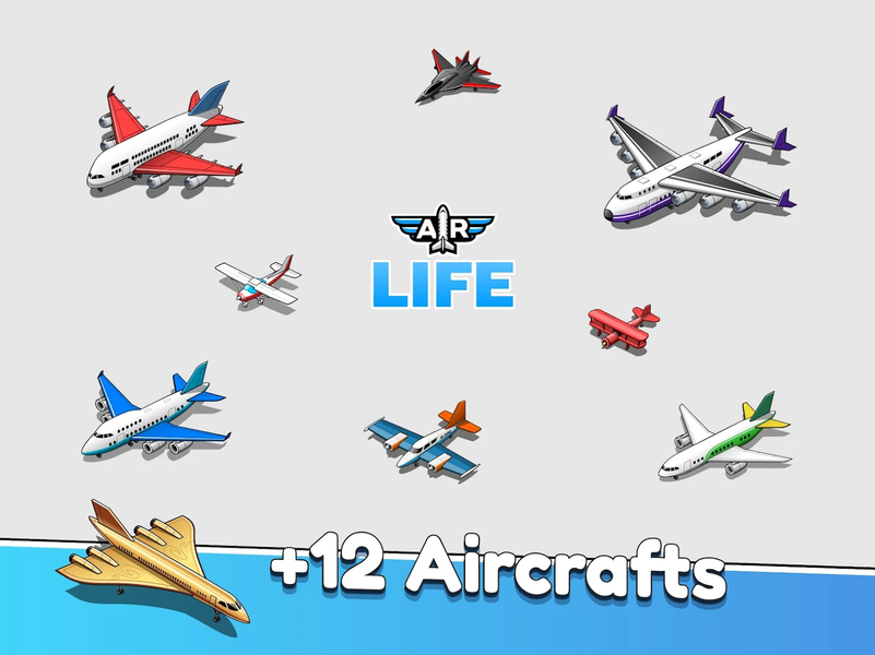 Air Life: Aviation Tycoon - عکس بازی موبایلی اندروید