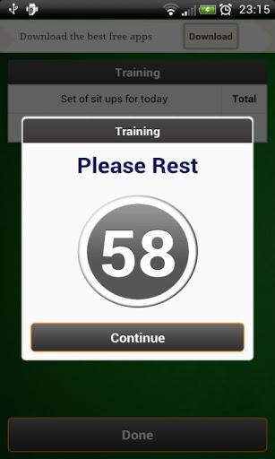 Sit Ups - Fitness Trainer - Image screenshot of android app