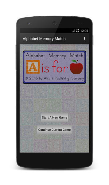 Alphabet Memory Match - Gameplay image of android game