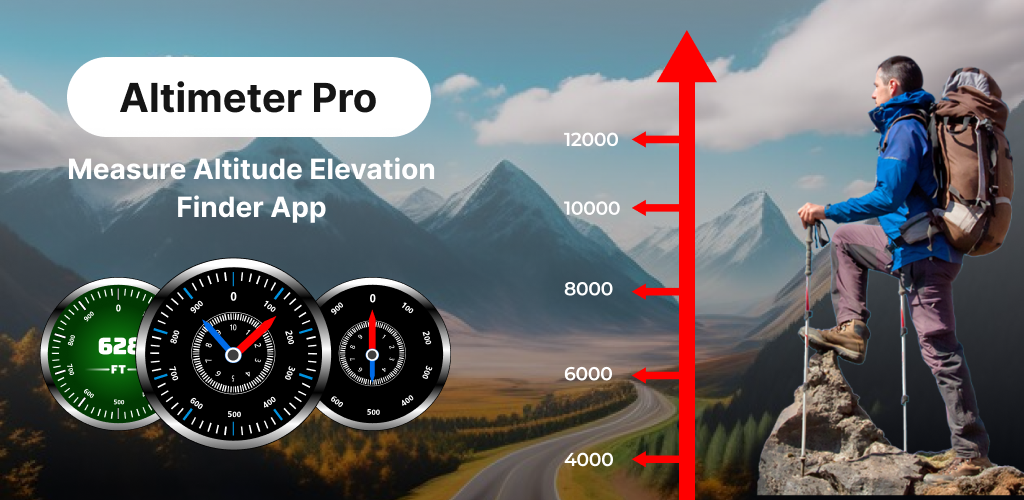 GPS Altimeter & Compass - Image screenshot of android app