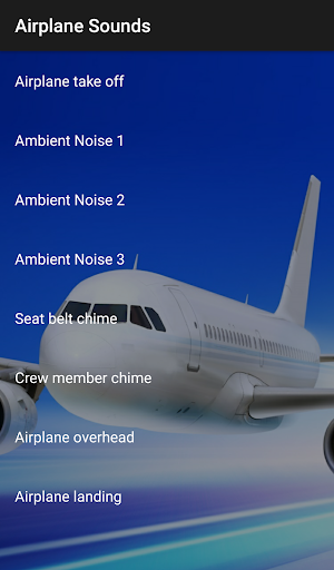 Airplane Sounds - Image screenshot of android app