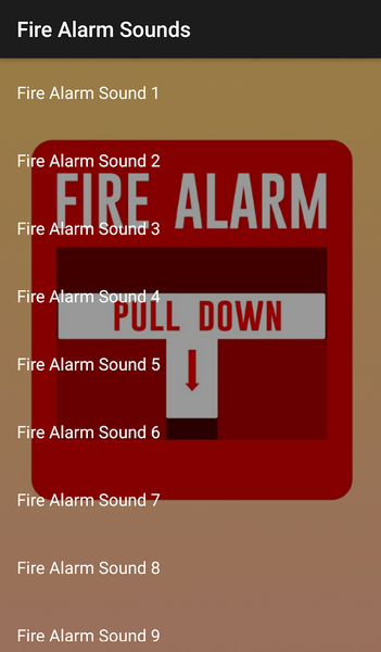 Prank Fire Alarm Sounds - Image screenshot of android app